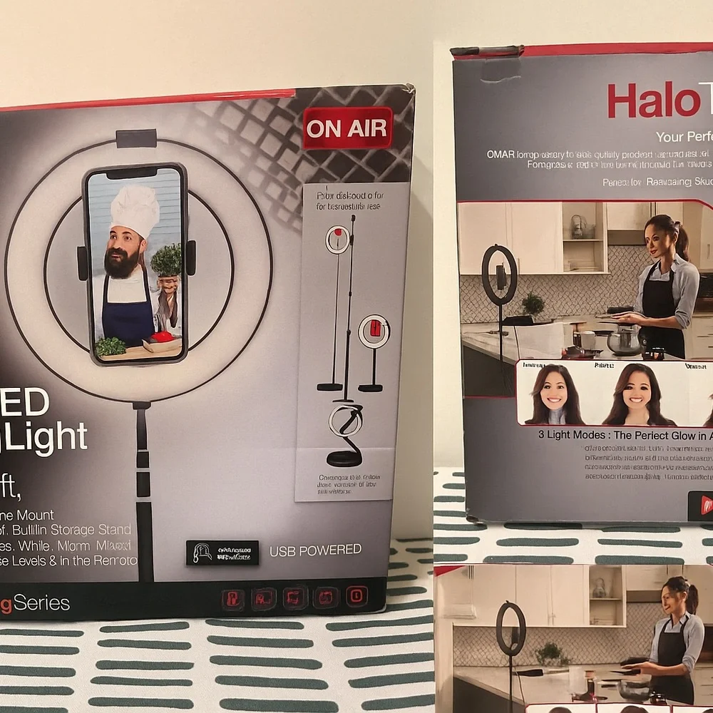 💡✨ Halo TravelPro 10” LED Ring Light – Vlogging Series ✨💡